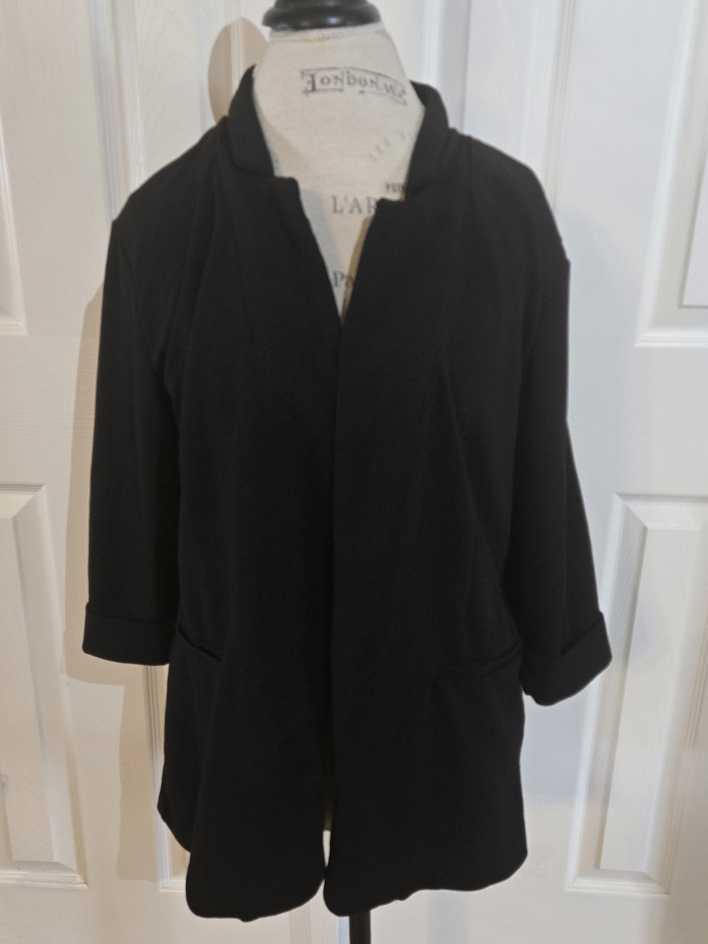 Maurices Black Open-Front Blazer Jacket